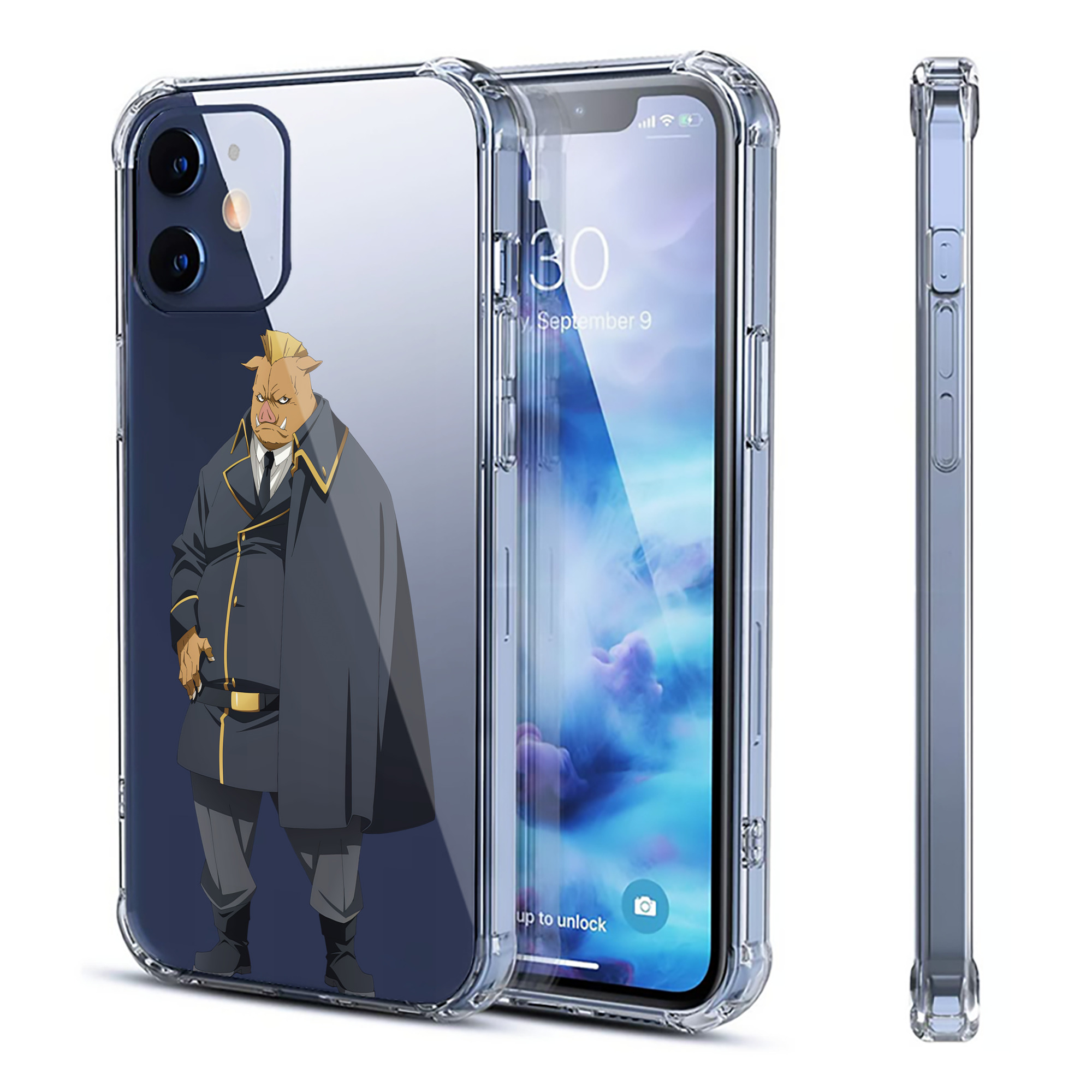 （画像用） 転スラ Regarding Reincarnated to Slime 【iPhone 12シリーズ対応】透明スマホケース（クリアソフトケース）